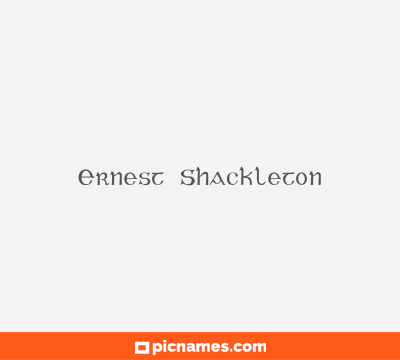 Ernest Shackleton